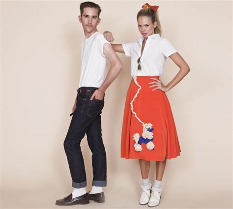 college couple halloween costumes|50s couple halloween costumes.